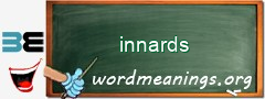 WordMeaning blackboard for innards